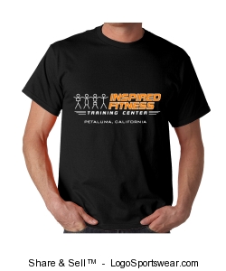Inspired Fitness Training Center  Men's T-Shirt Design Zoom